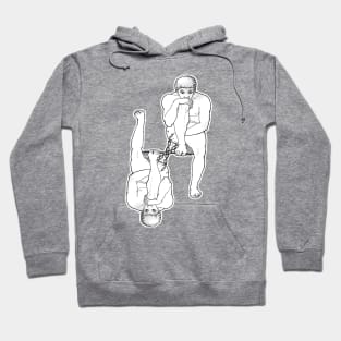 Up and down, the worried guy still stands Hoodie